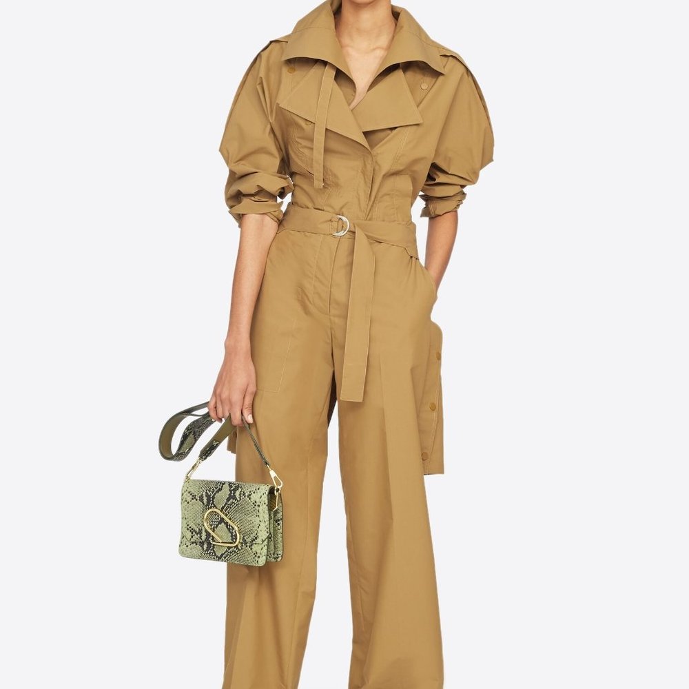 3.1 Phillip Lim Green Snakeskin Alix Mini Shoulder Bag NWT - Picture 3 of 12